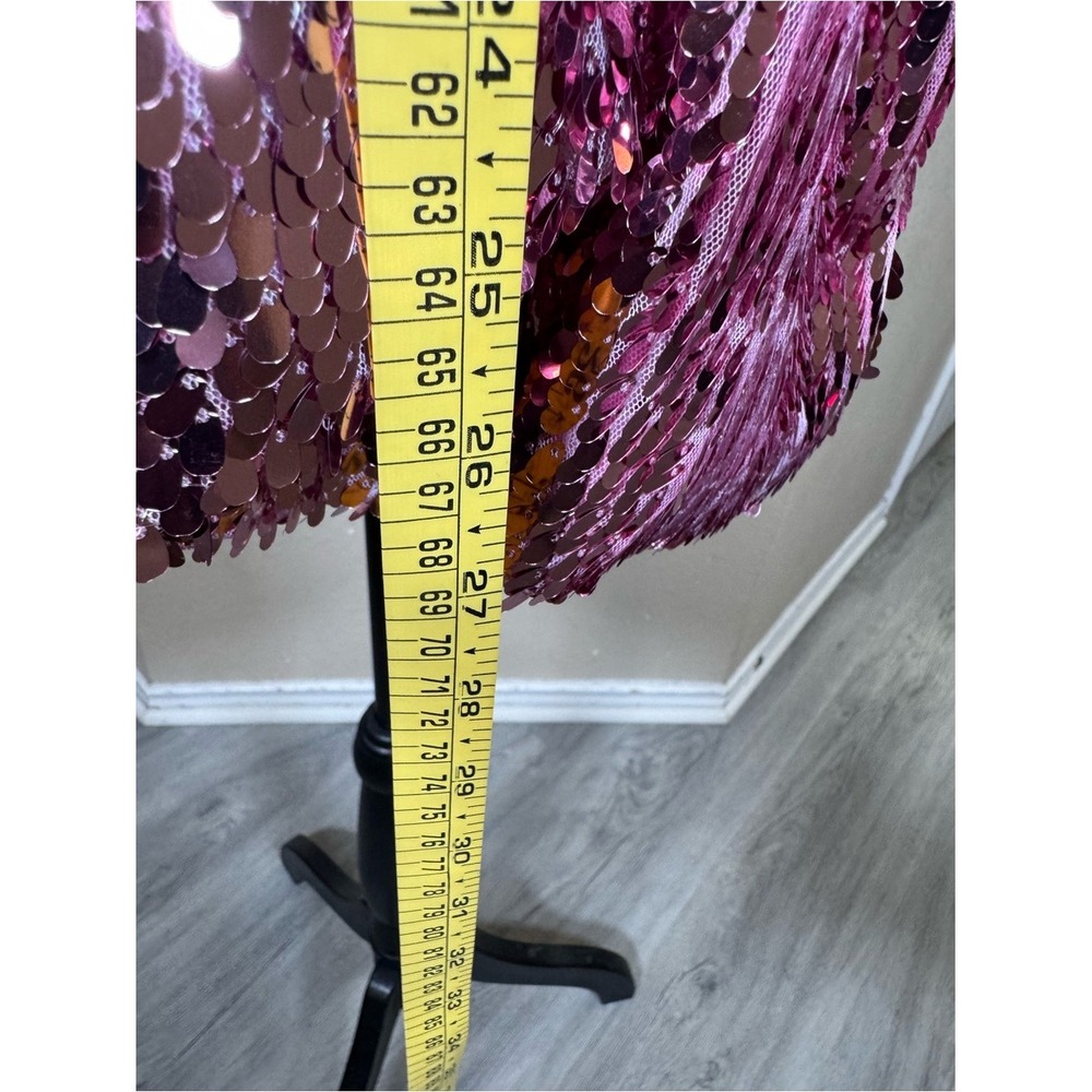 Hot Pink Sequin-Accent Blazer - Picture 8 of 14